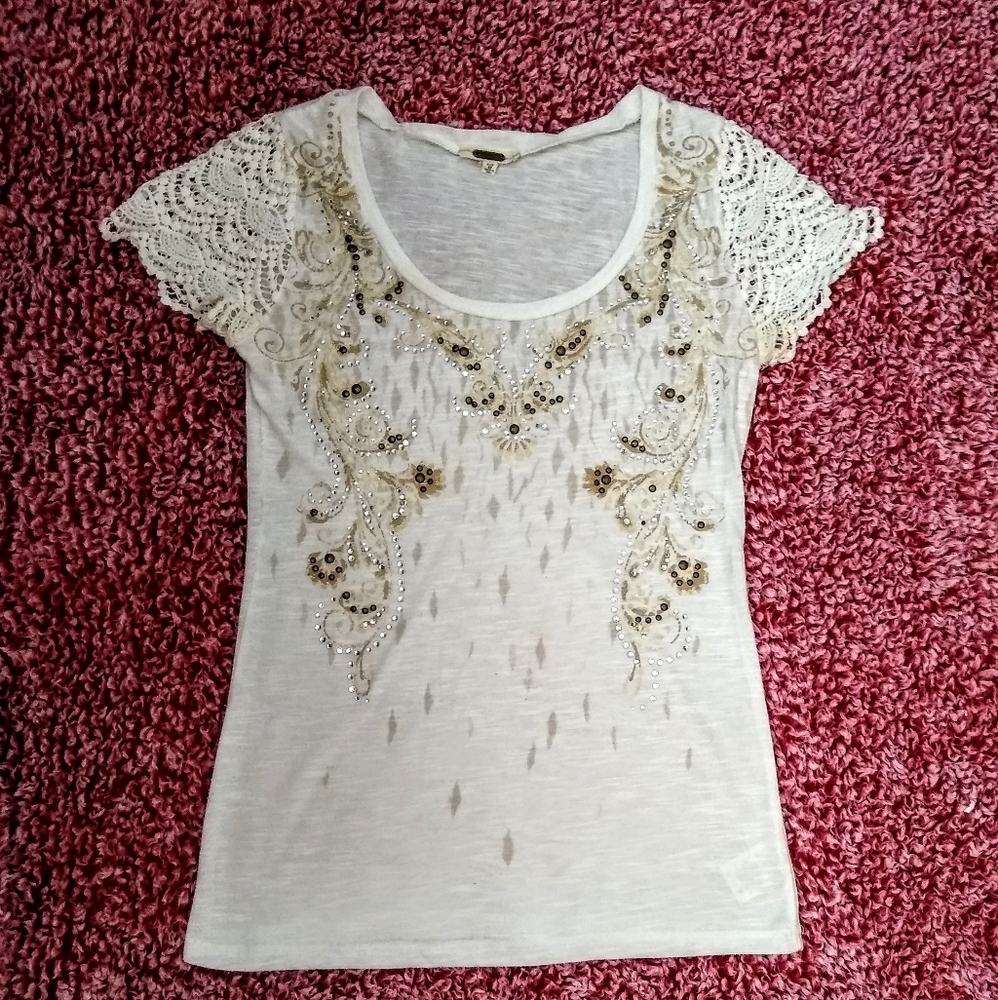 Miss Me embellished top - Picture 1 of 2